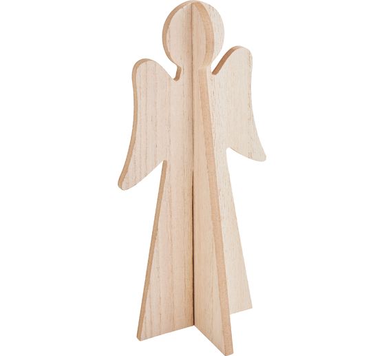 D&eacute;coration &agrave; embo&icirc;ter en bois VBS &laquo; Ange &raquo;