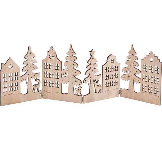 Silhouette en bois VBS &laquo; Cerf & arbre &raquo;