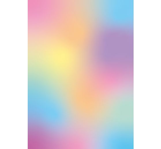 Papier gomm&eacute; brillant &laquo; Rainbow &raquo;