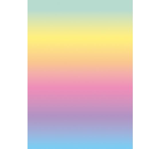 Papier gomm&eacute; brillant &laquo; Rainbow &raquo;