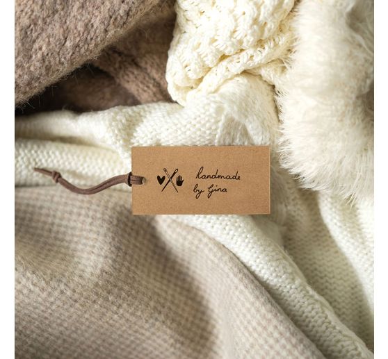 COLOP Craft Labeler tampon textile &laquo; Handmade &raquo;