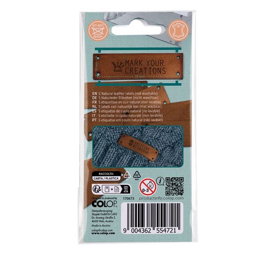 COLOP Craft Labeler Labels, Leather