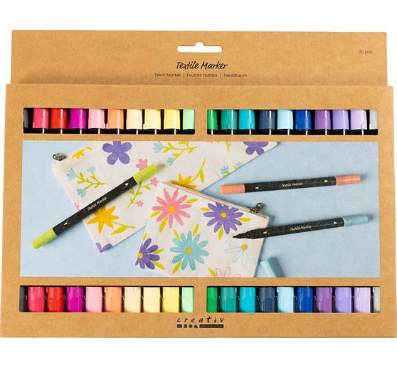 Feutres textiles &laquo; Couleurs compl&eacute;mentaires &raquo;