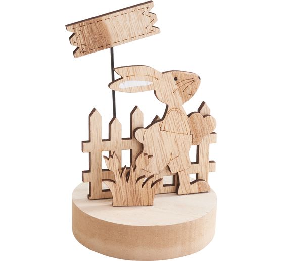 VBS Wooden building kit "Rabbit with shield"