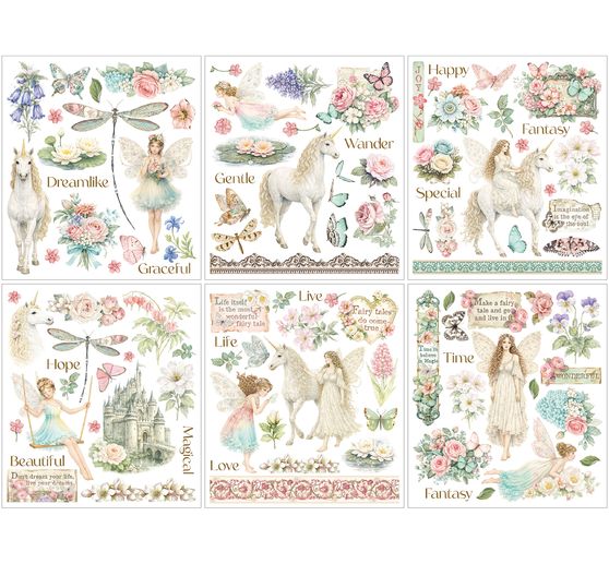Assortiment de Rub On XL &laquo; Wonderland &raquo;