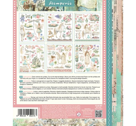 Assortiment de Rub On XL &laquo; Wonderland &raquo;