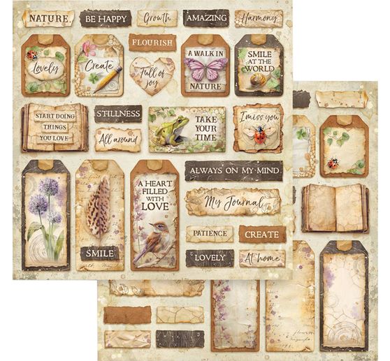 Bloc de papier scrapbooking &laquo; All Around &raquo;