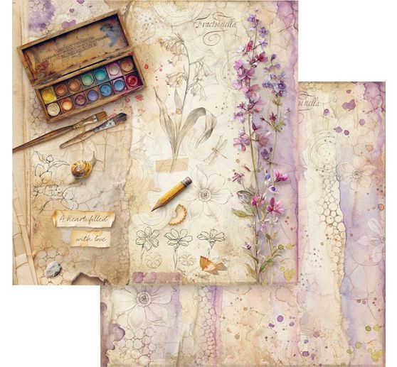 Bloc de papier scrapbooking &laquo; All Around &raquo;