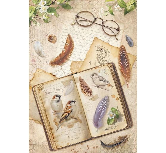 Motif straw silk assortment "All Around", DIN A4, set of 6