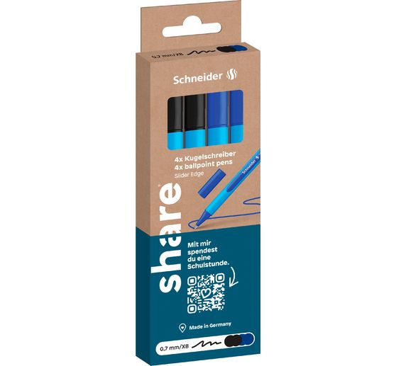 share Ballpoint pens XB, set of 4