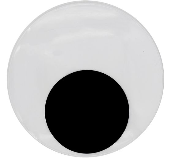 Yeux mobiles autocollants &laquo; XL &raquo;, &Oslash; 75 mm