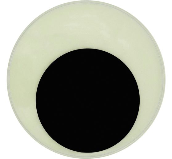 Yeux mobiles autocollants &laquo; Phosphorescents &raquo;, &Oslash; 35 mm, 4 pi&egrave;ces