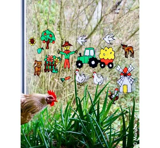 KiDS Window Color "Farm", 6 x 25 ml