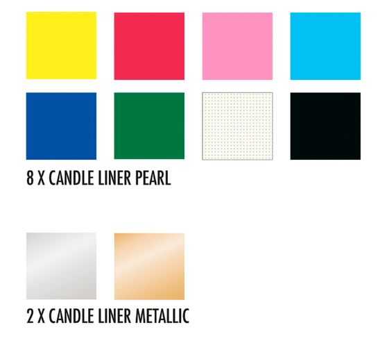 Set Candle Pen &laquo; Party &raquo;, 10 x 25 ml