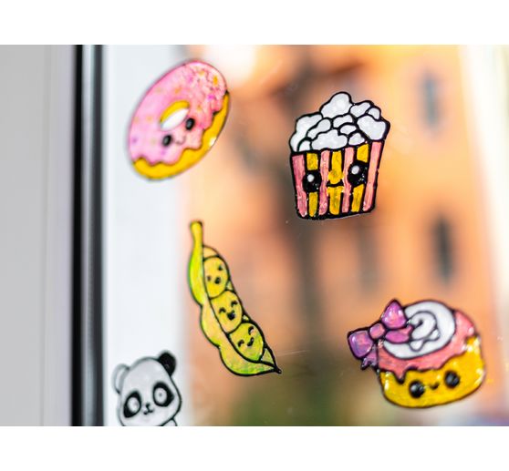 Window Color Marabu &laquo; Sweeties &raquo;, 6 x 25 ml