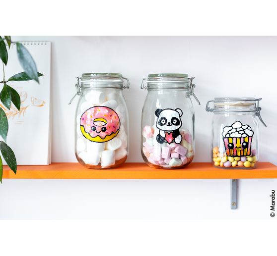 Window Color Marabu &laquo; Sweeties &raquo;, 6 x 25 ml