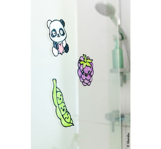 Window Color Marabu &laquo; Sweeties &raquo;, 6 x 25 ml