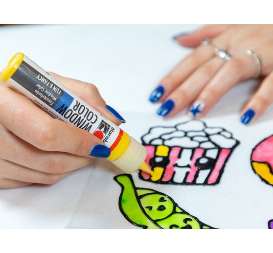 Window Color Marabu &laquo; Sweeties &raquo;, 6 x 25 ml