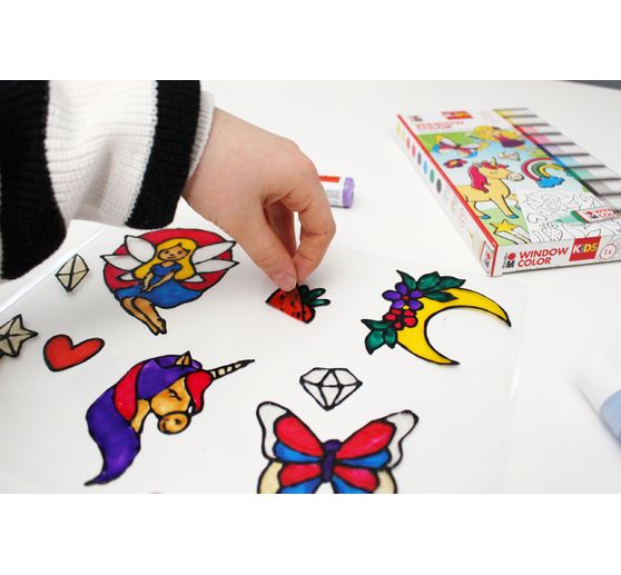 KiDS Window Color "Glitter Fairy", 10 x 25 ml