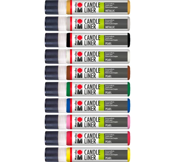 Set Candle Pen Marabu &laquo; Christmas Spirits &raquo;, 10 x 25 ml