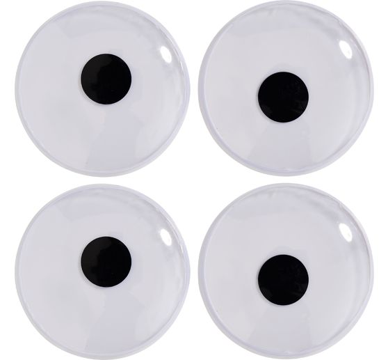 Yeux mobiles autocollants &laquo; Mini-Pupille &raquo;, &Oslash; 35 mm