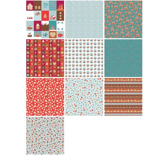 Set de papiers &laquo; Christmas Bakery &raquo;