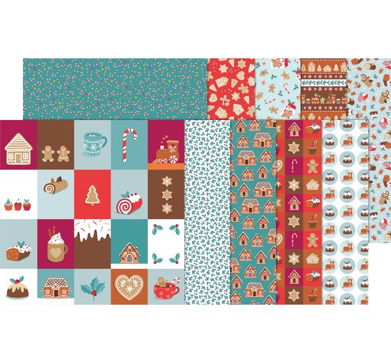 Set de papiers &laquo; Christmas Bakery &raquo;