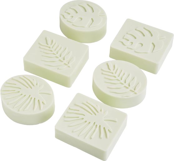 Moule &agrave; savon en silicone &laquo; Feuilles de palmier &raquo;