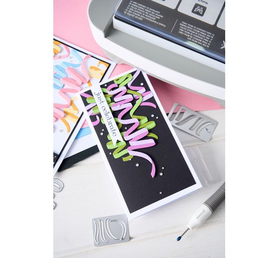Sizzix Thinlits Punching template "Celebration Streamers by Tim Holtz"