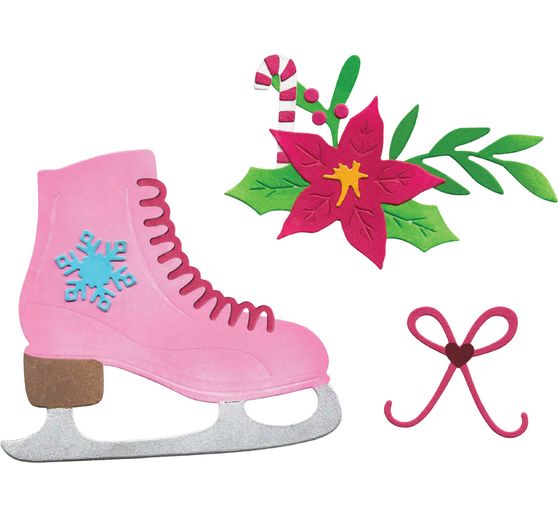 Gabarit d&rsquo;estampe Sizzix Thinlits &laquo; On Ice &raquo;