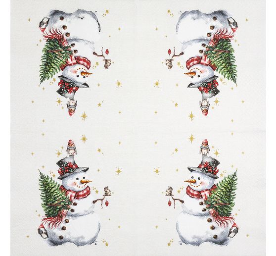 Napkin "Cute Snowman"