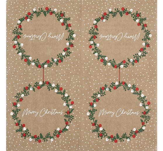 Serviette &laquo; A Christmas Wish &raquo;