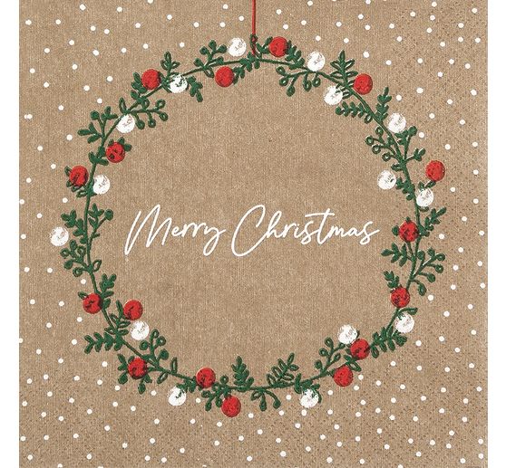 Serviette &laquo; A Christmas Wish &raquo;