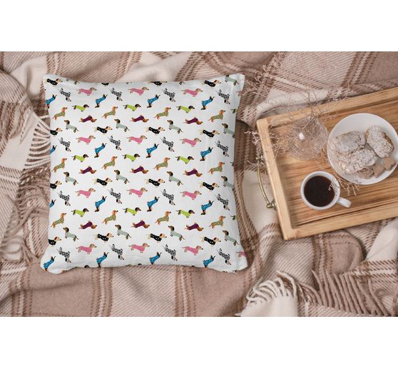 Cotton fabric "Dachshund"