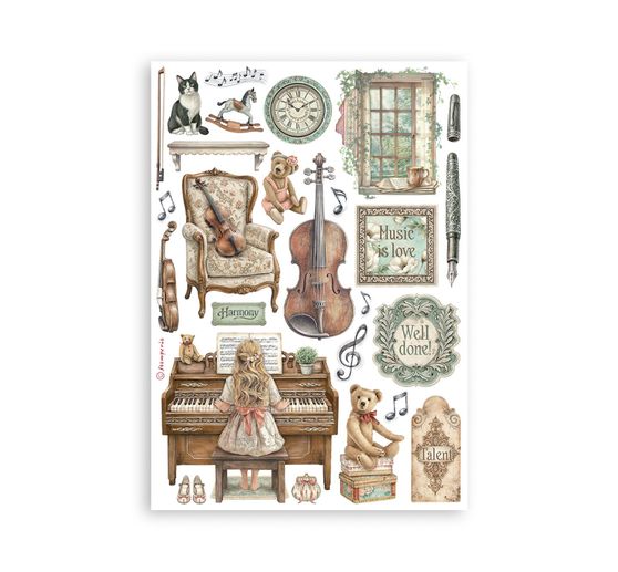 Washi Pad Stamperia &laquo; Symphony &raquo;