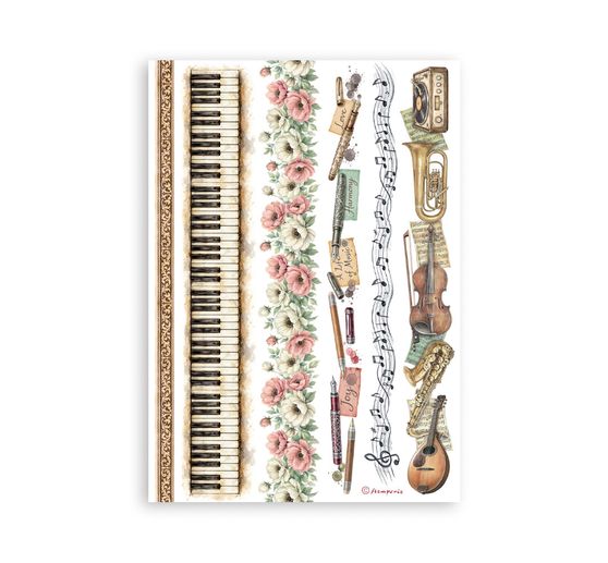 Washi Pad Stamperia &laquo; Symphony &raquo;
