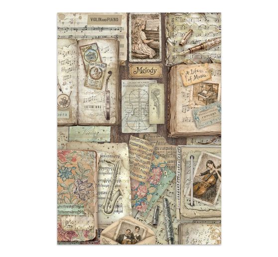 A5 Junk Journal Focus Points Stamperia &laquo; Symphony &raquo;