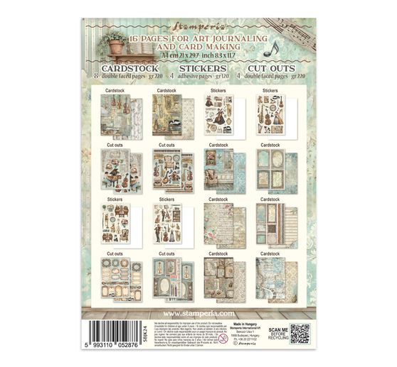 Junk Journal Book Stamperia &laquo; Symphony &raquo;