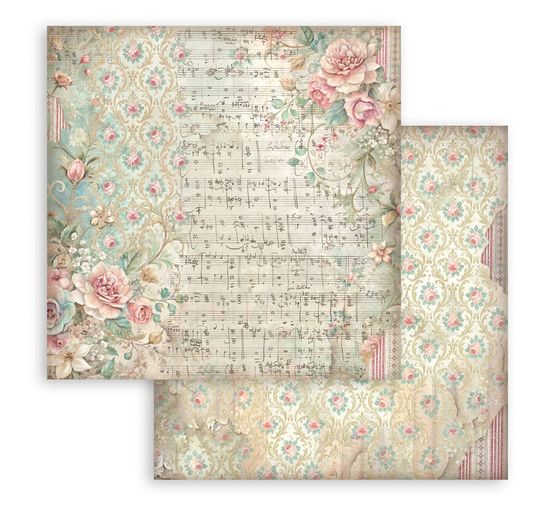 Bloc de papier scrapbooking Stamperia &laquo; Symphony Backgrounds &raquo;