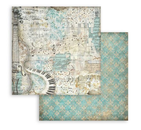 Bloc de papier scrapbooking Stamperia &laquo; Symphony Backgrounds &raquo;