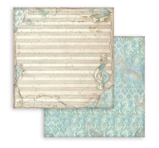 Bloc de papier scrapbooking Stamperia &laquo; Symphony Backgrounds &raquo;