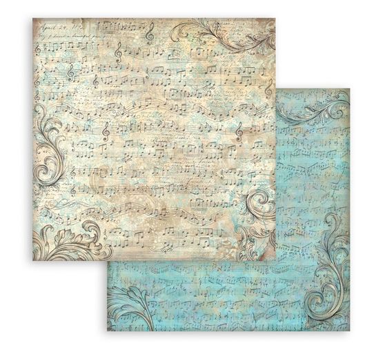 Bloc de papier scrapbooking Stamperia &laquo; Symphony Backgrounds &raquo;