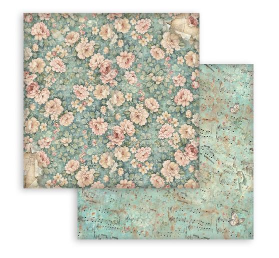 Bloc de papier scrapbooking Stamperia &laquo; Symphony Backgrounds &raquo;