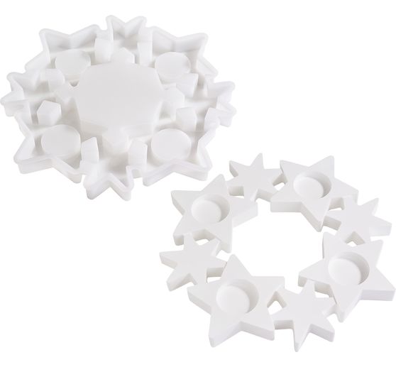 VBS Silicone casting mould "Advent Wreath for Tealights"