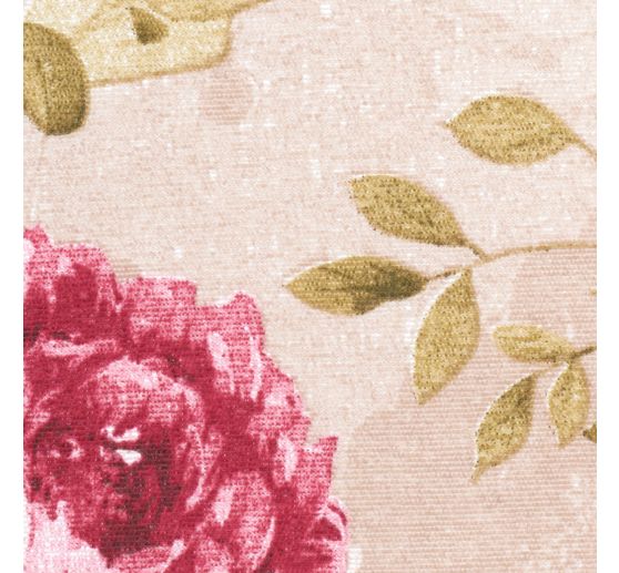 Tissu d&eacute;co imprim&eacute; aspect lin au m&egrave;tre &laquo; Silka &raquo;
