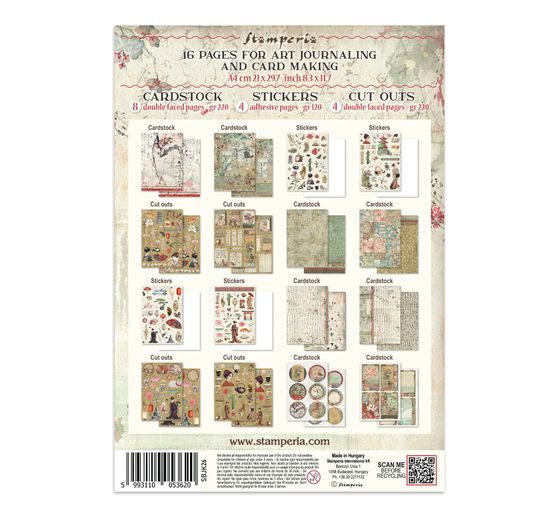 Junk Journal Book Stamperia &laquo; Oriental Garden &raquo;