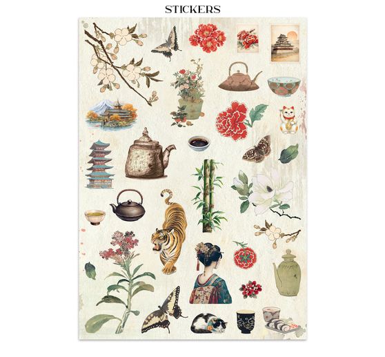 Junk Journal Book Stamperia &laquo; Oriental Garden &raquo;