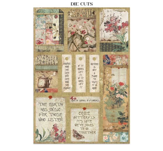 Junk Journal Book Stamperia &laquo; Oriental Garden &raquo;