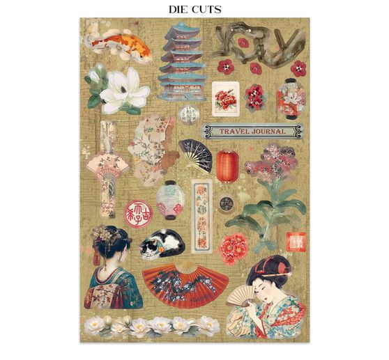 Junk Journal Book Stamperia &laquo; Oriental Garden &raquo;
