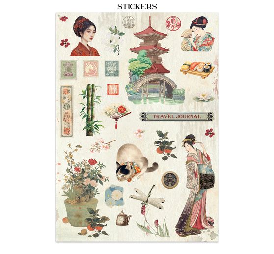 Junk Journal Book Stamperia &laquo; Oriental Garden &raquo;